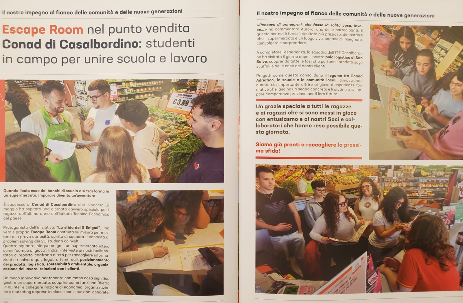 “La sfida dei 5 Enigmi” – Escape Room al Conad Casalbordino