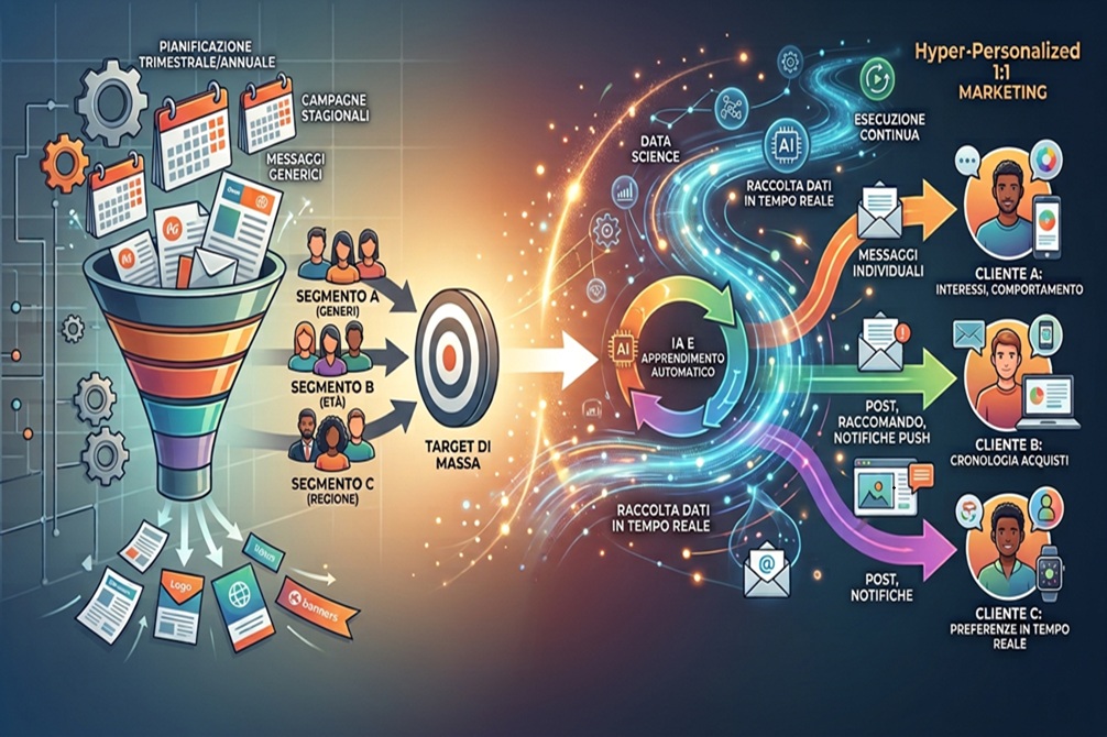 Dal segmento al singolo cliente: come sta evolvendo il marketing