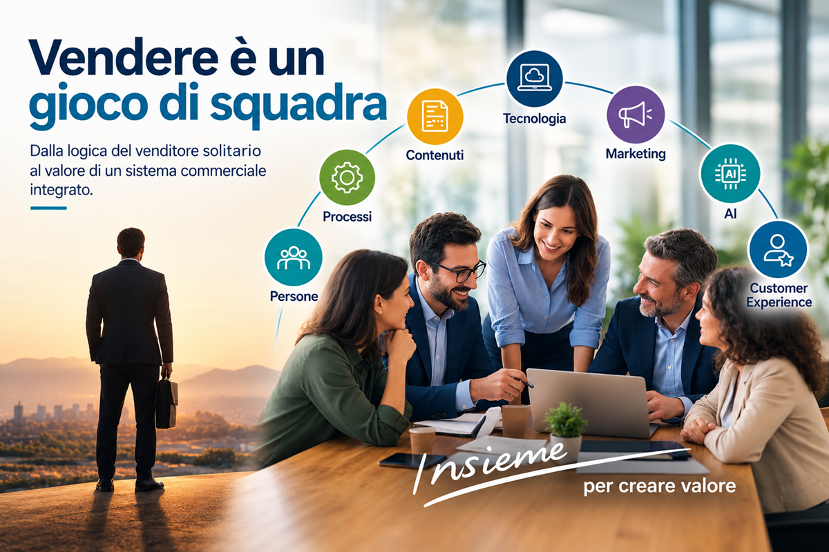 Perchè oggi vendere è un gioco di squadra